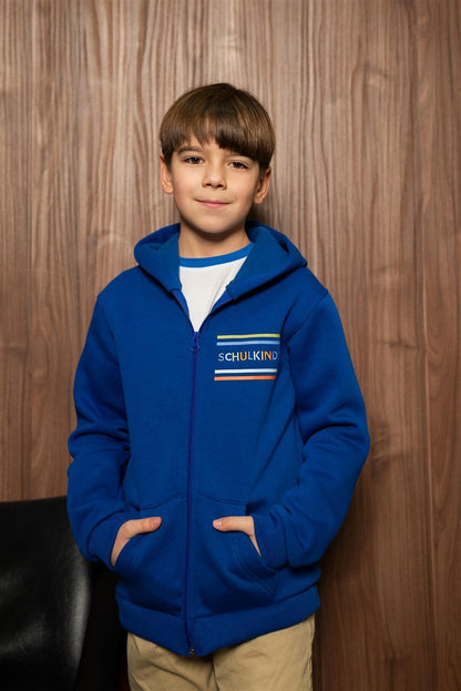 Schoolchild Zipper Blue