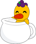 Peluche Duck Song Cup – 15,2 cm