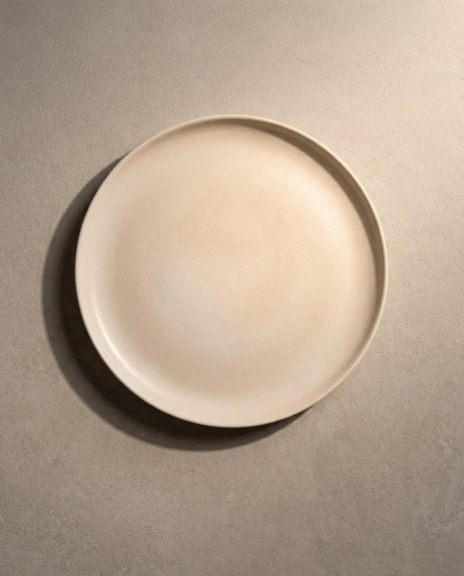 Assiette plate en grès Dune 27 cm