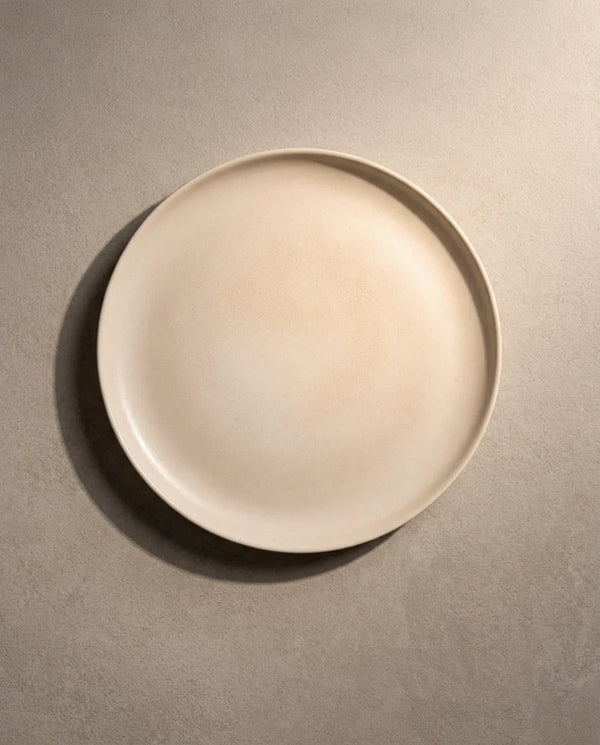 Assiette plate en grès Dune 27 cm