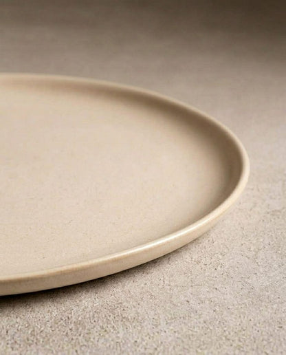 Assiette plate en grès Dune 27 cm