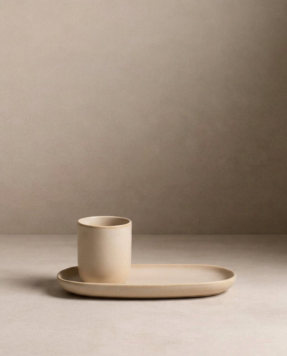Dune Tasse à expresso en grès / Egg Tasse