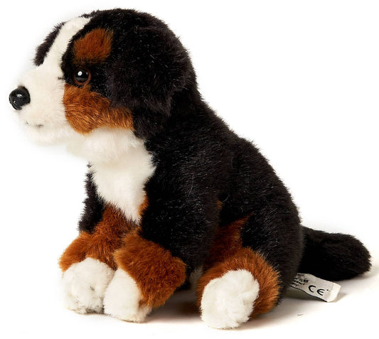 Peluche Chiot bouvier bernois, assis