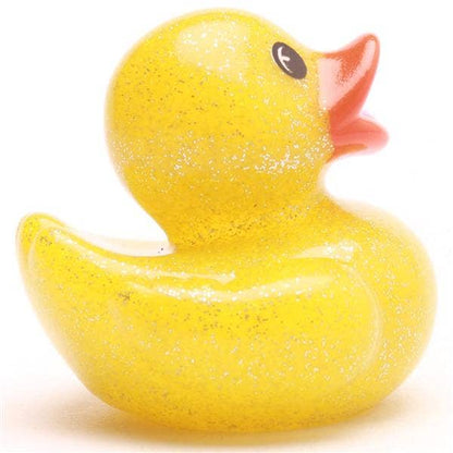 Mini Glitter Duck - yellow