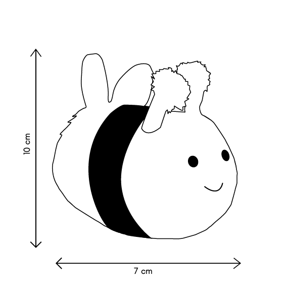 Plush toy: Friends of the Bumblebee Garden