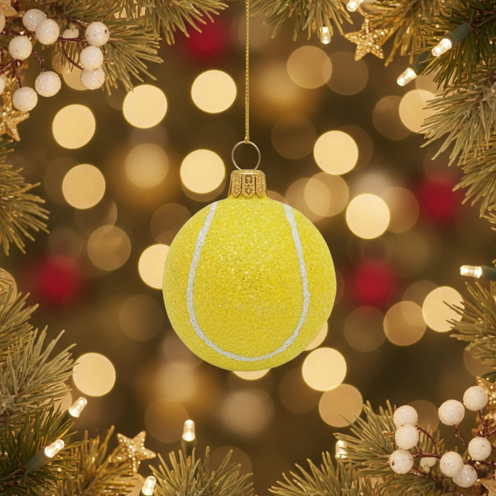 Boule de Noël Balle de Tennis