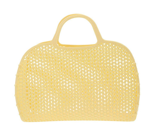 Lemon Yellow Vintage Retro Bag
