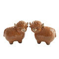 Salière et poivrière Vaches des Highlands – Sass & Belle