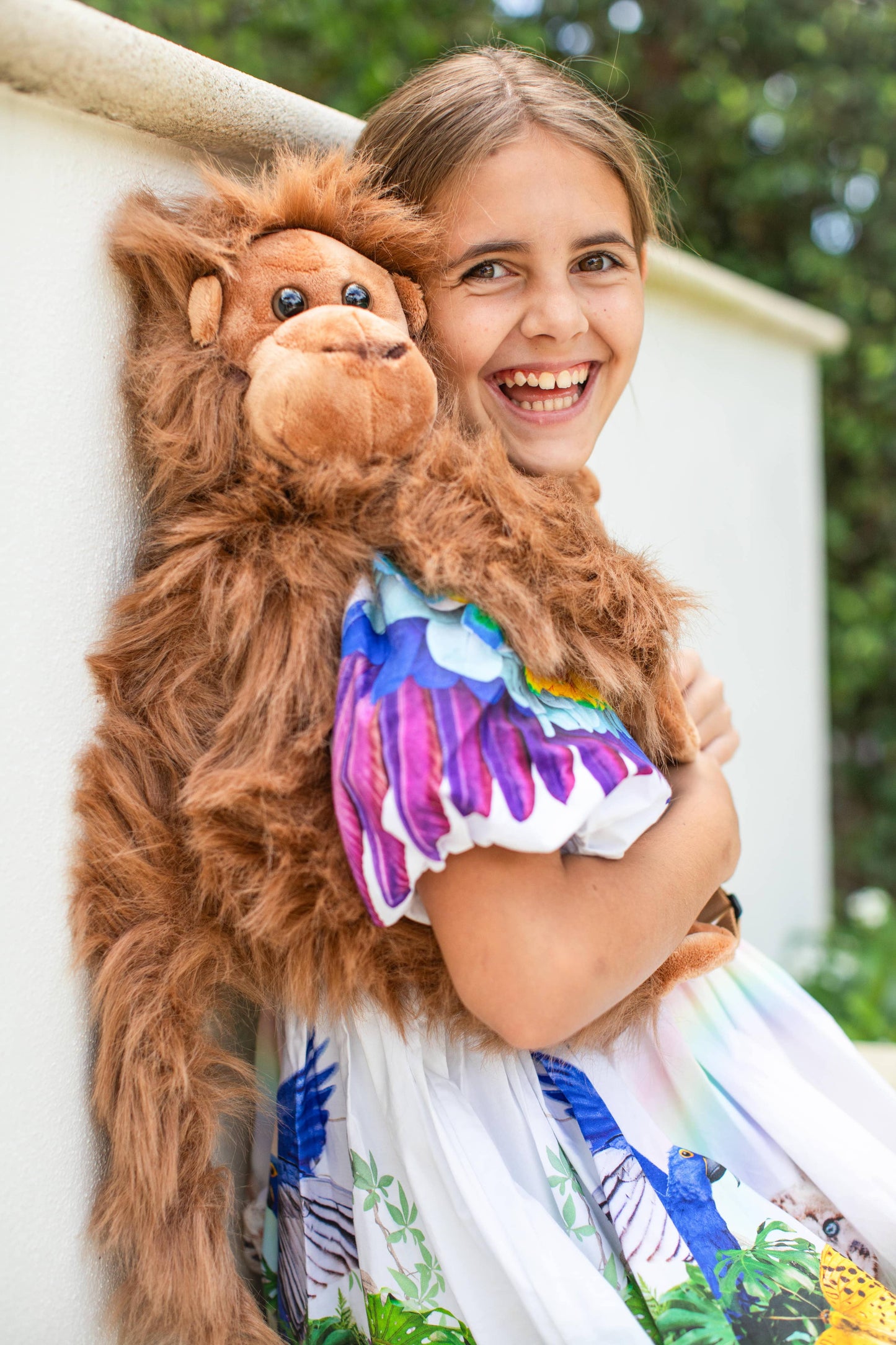 Sac à dos Peluche enfant Singe