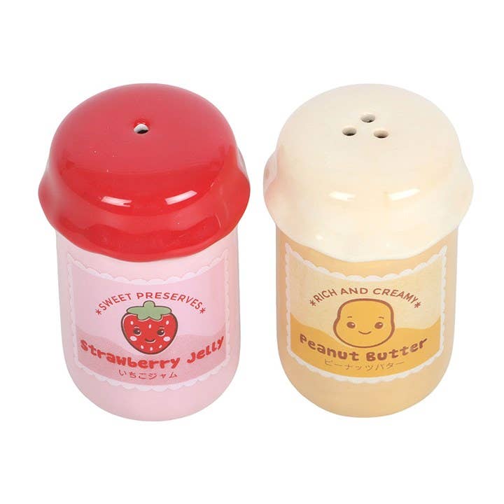 Salt and Pepper Peanut Butter & Jelly Jar