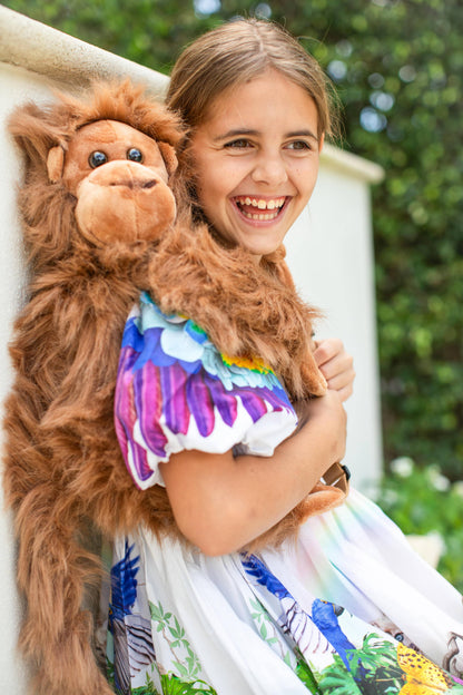 Sac à dos Peluche enfant Singe