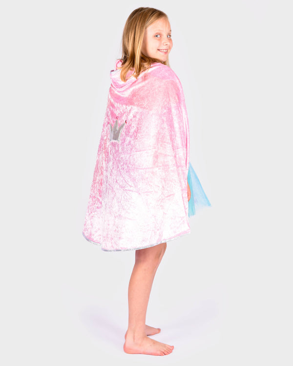 Cape pink crown in silver 98-128 cm 3-8 years