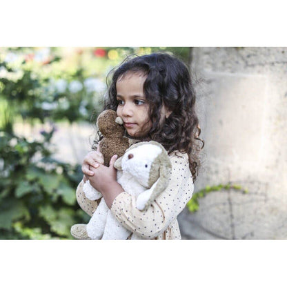 Animal en peluche Chien, petit| blanc & beige