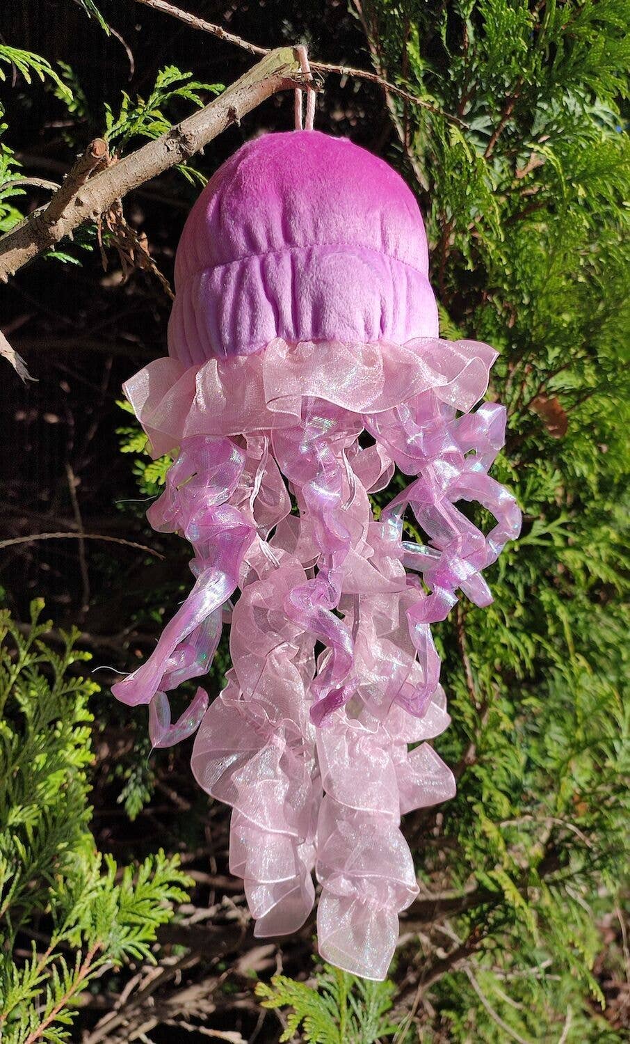 Peluche Méduse Rose