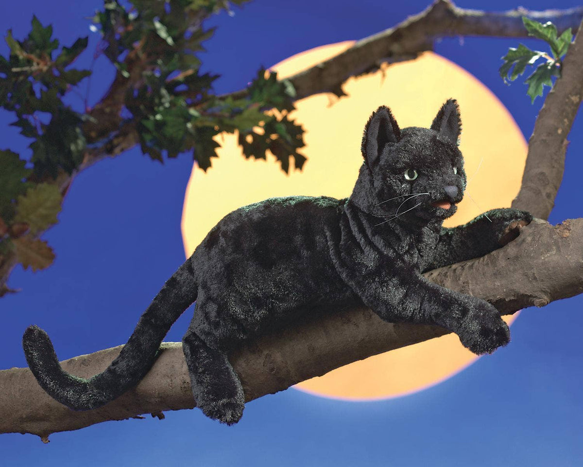 Black Cat Hand Puppet