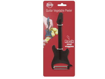 Electric guitar vegetable peeler