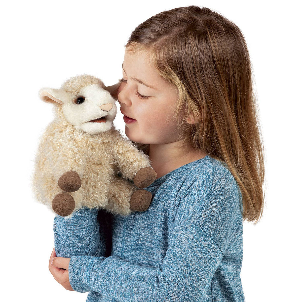 Lamb hand puppet