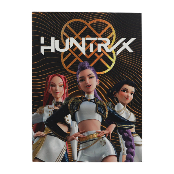KPop Demon Hunters - 14-piece stationery set - gold