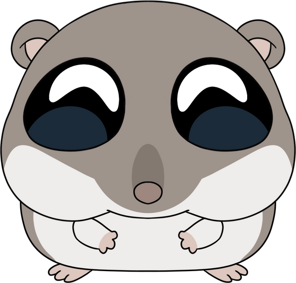Sad Hamster Plush (9in)