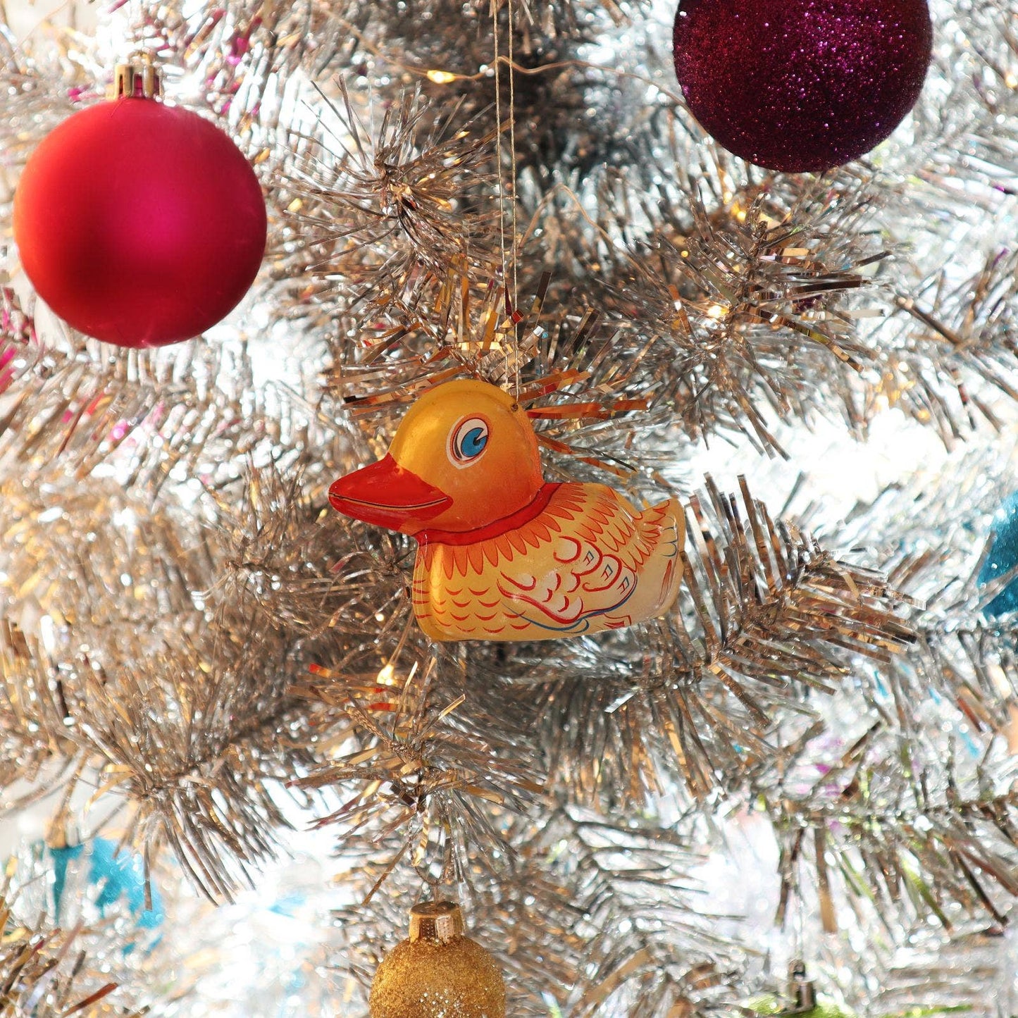 Metal Duck Hanging Decoration