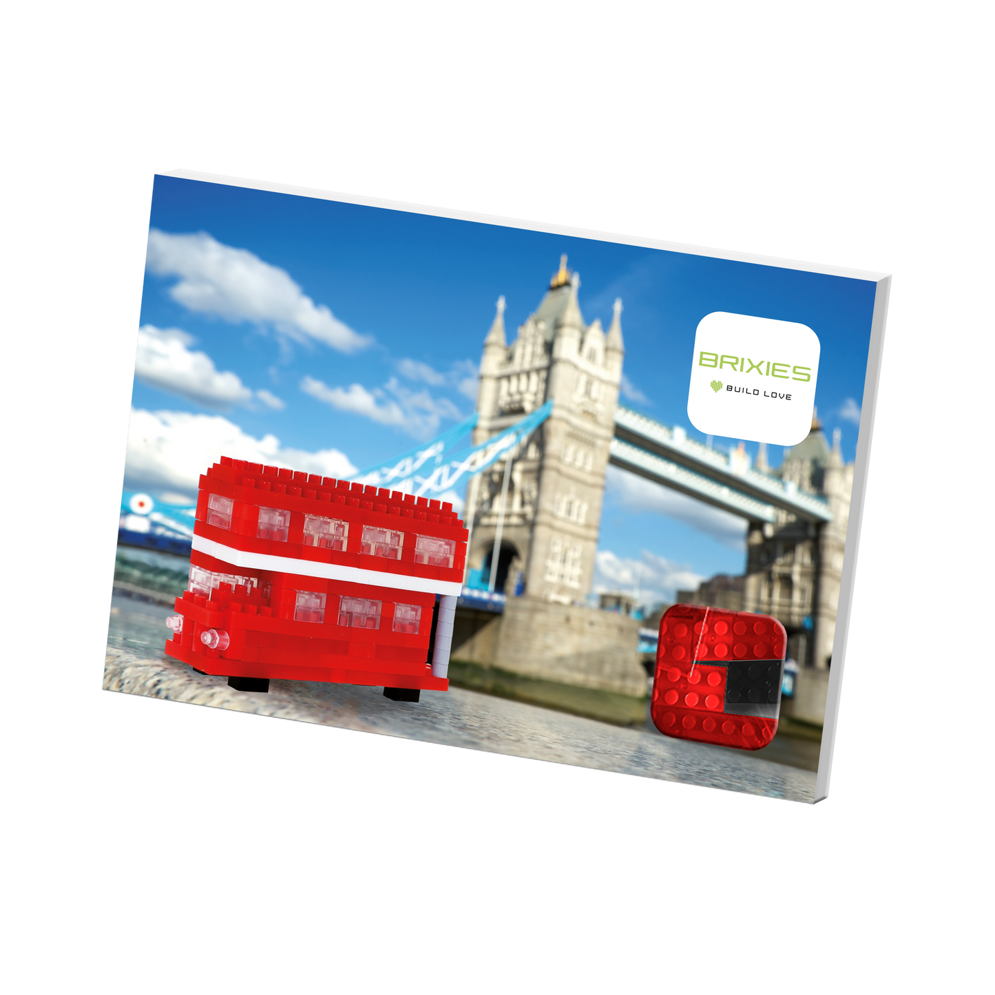 BRIXIES English Bus Postcard