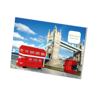 BRIXIES English Bus Postcard