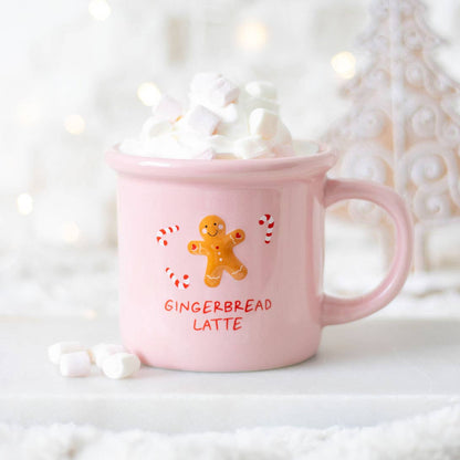 Tasse de Noël Pain d’épices Rose