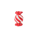 Candeliere - Caramelle Toffee - Rosso/Bianco - 8,5x8,5x13 cm