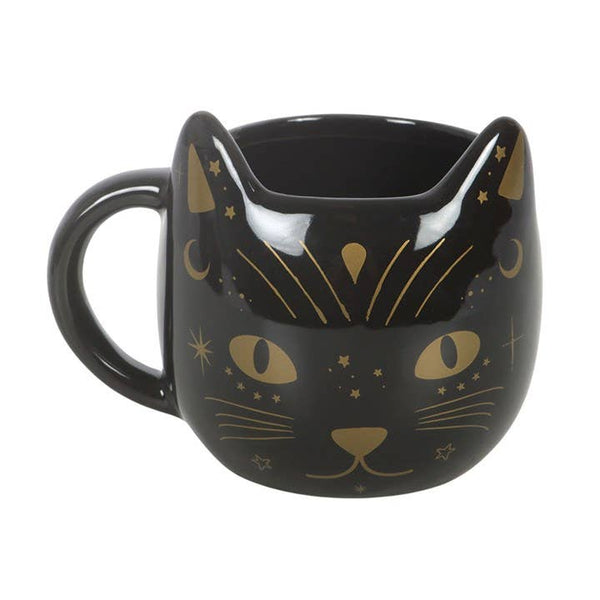 Mug 3D Tête de Chat noir