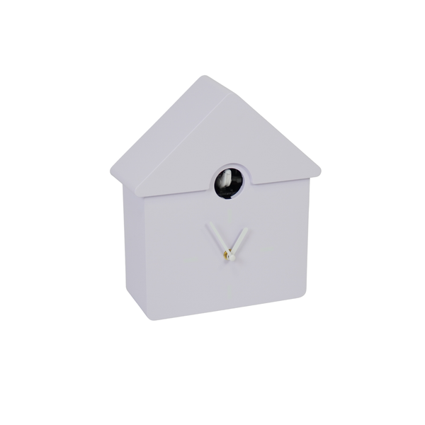 Clock - Cuckoo Wall Clock - Lilac - 24x27x9cm