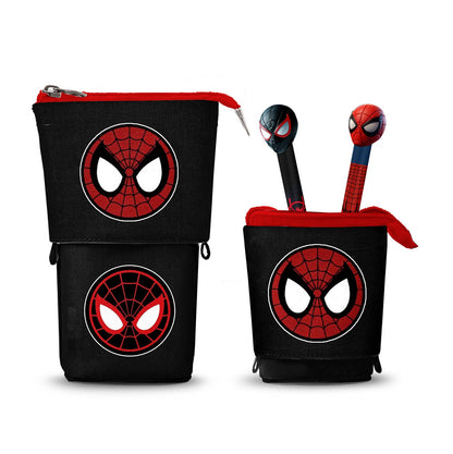 Trousse Mignonne + 2 Stylos Gel Effaçables Marvel Spider-Man « Peter » – Rouge