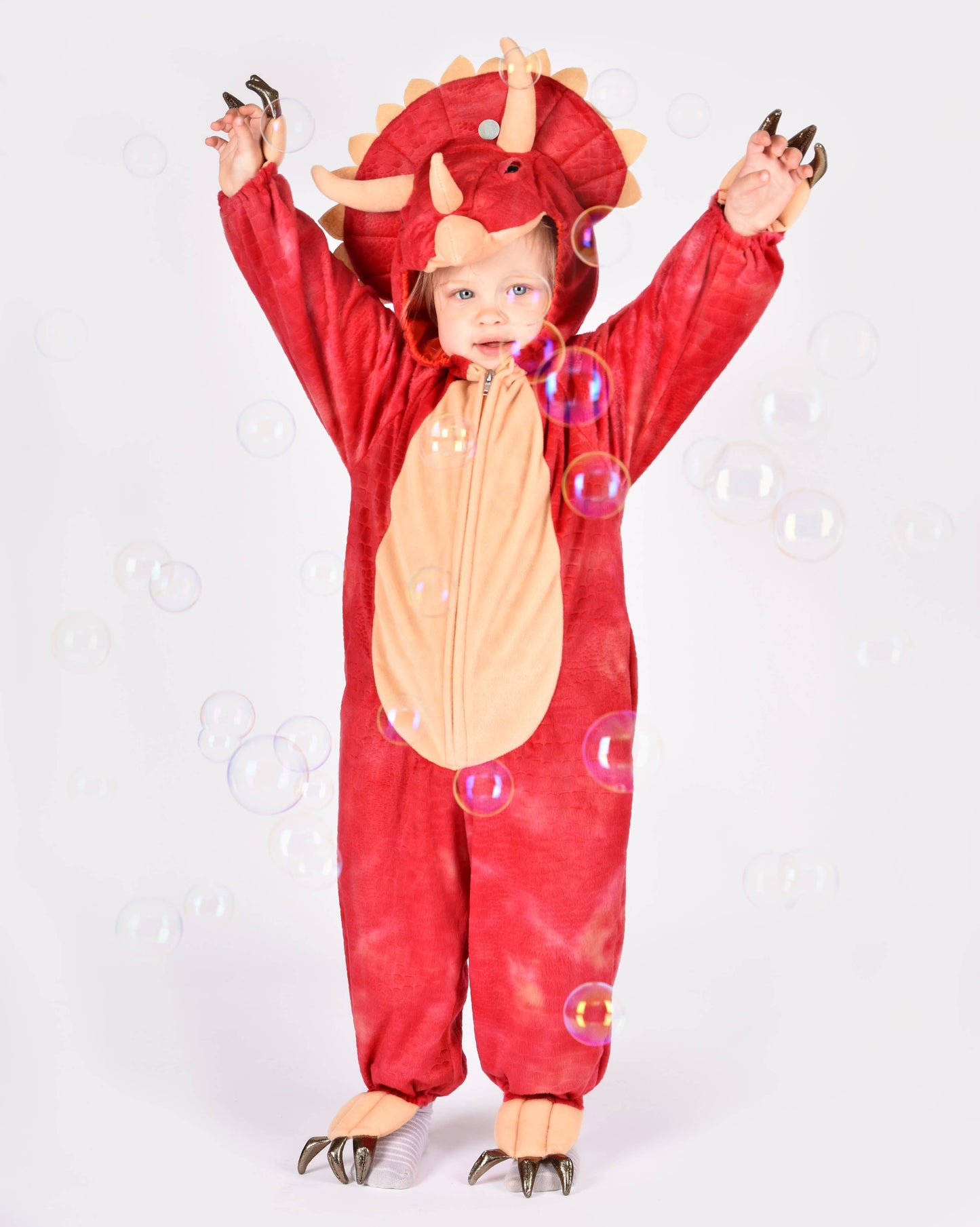 Triceratops dinosaur costume for children 4-6 years old (110-116 cm)