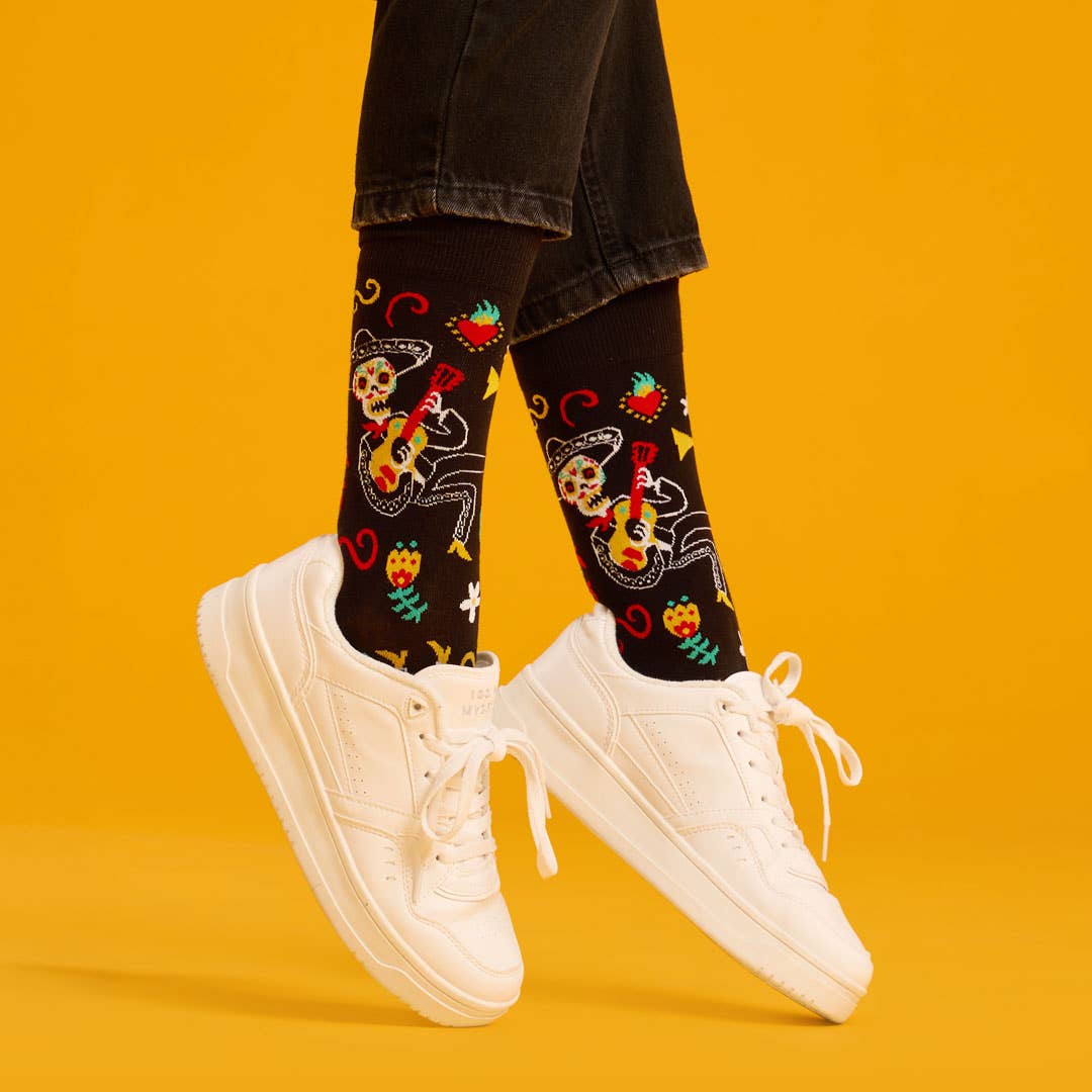 Mariachi Day of the Dead Socks