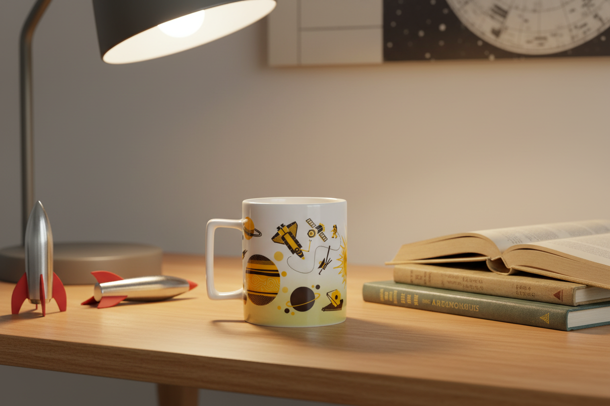 Mug Espace rétro (350 ml)