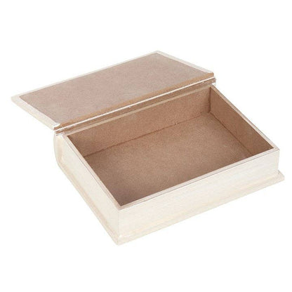 Pink book-shaped storage box