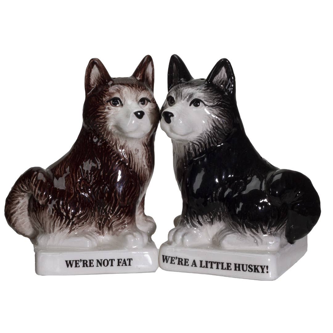 Salière et poivrière Huskies