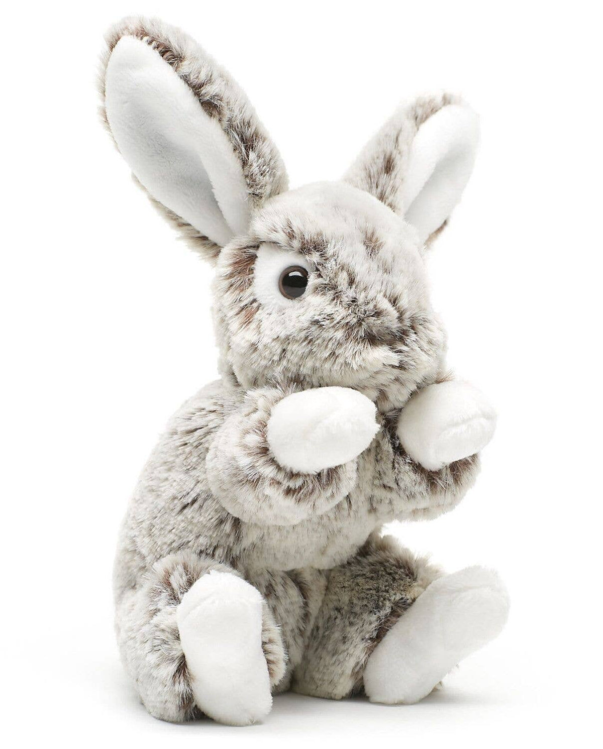 Plush bunny with droopy or plain ears