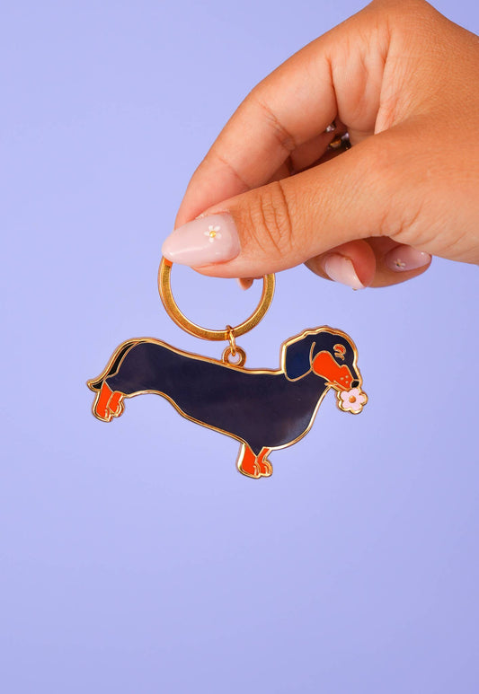 Dachshund Keychain