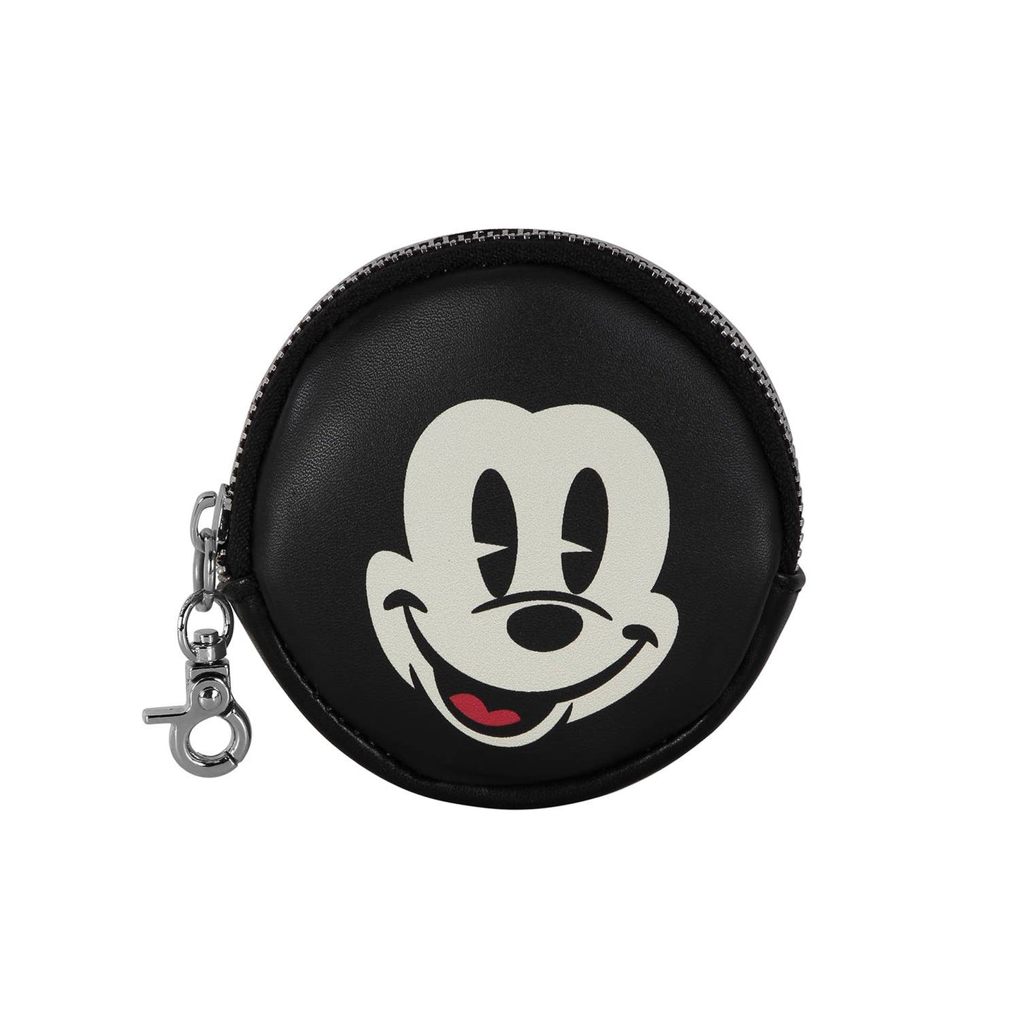 Mickey Mouse Face-Porte-monnaie Cookie, Noir