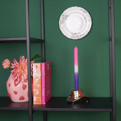 Bougeoir - Chapeau de cowboy - Céramique - Or - 13,5x11x7 cm