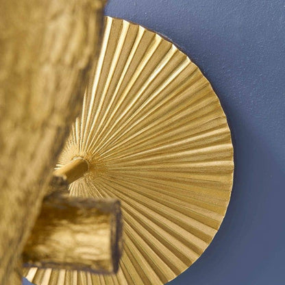 Percy Parrot Wall Sconce, Gold/Turquoise