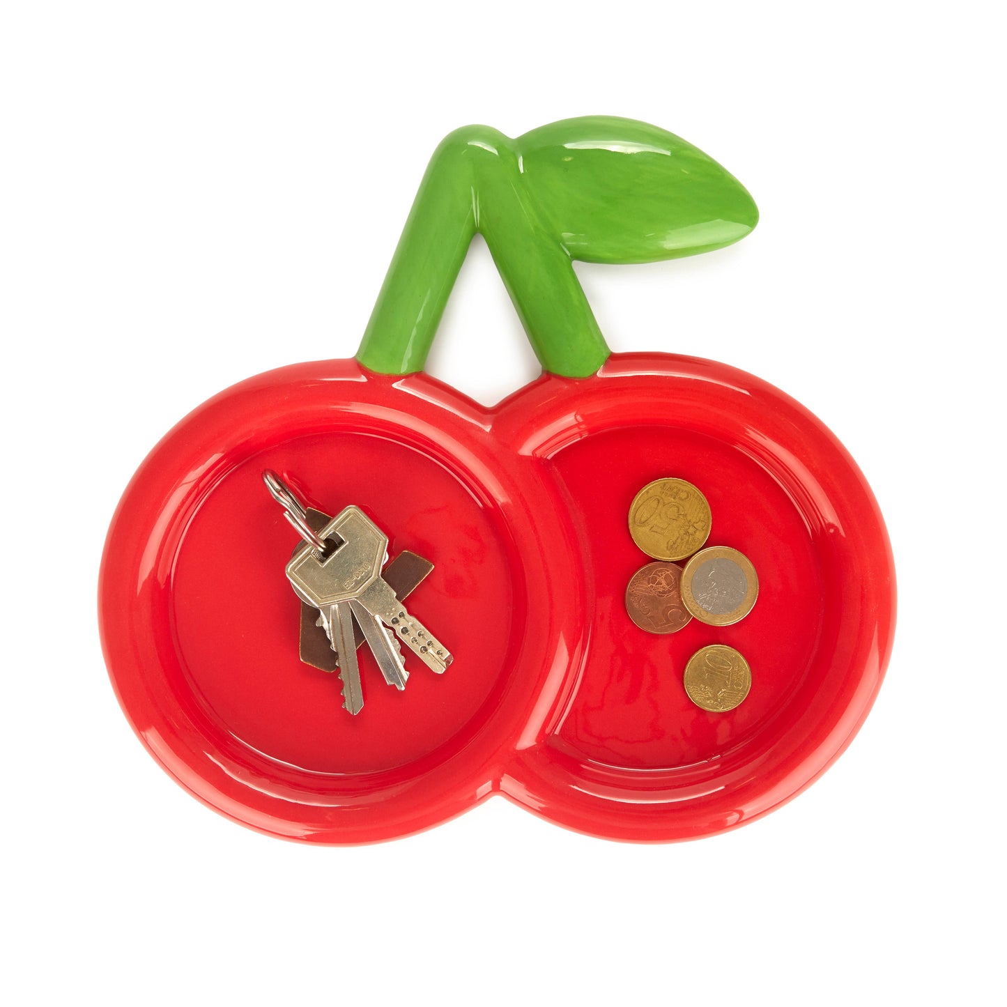 Decorative Tray Red Cherries