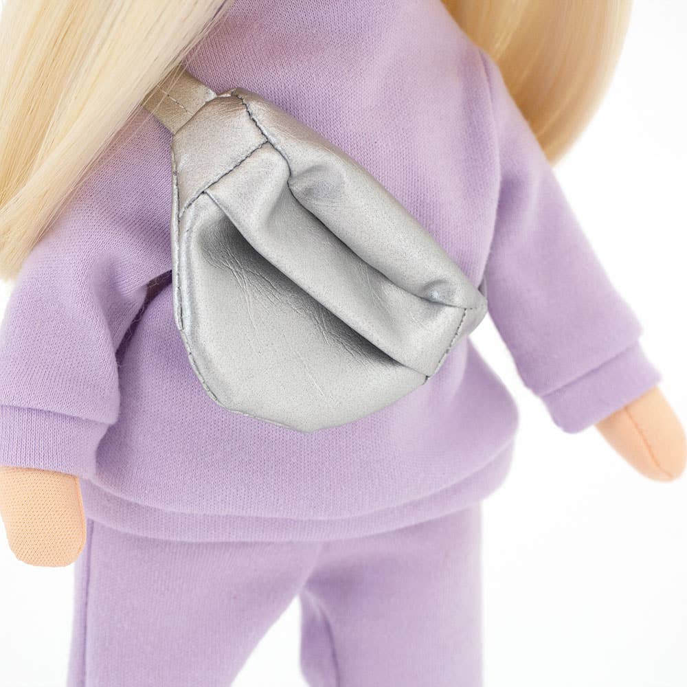 Mia doll in purple tracksuit - 32 cm
