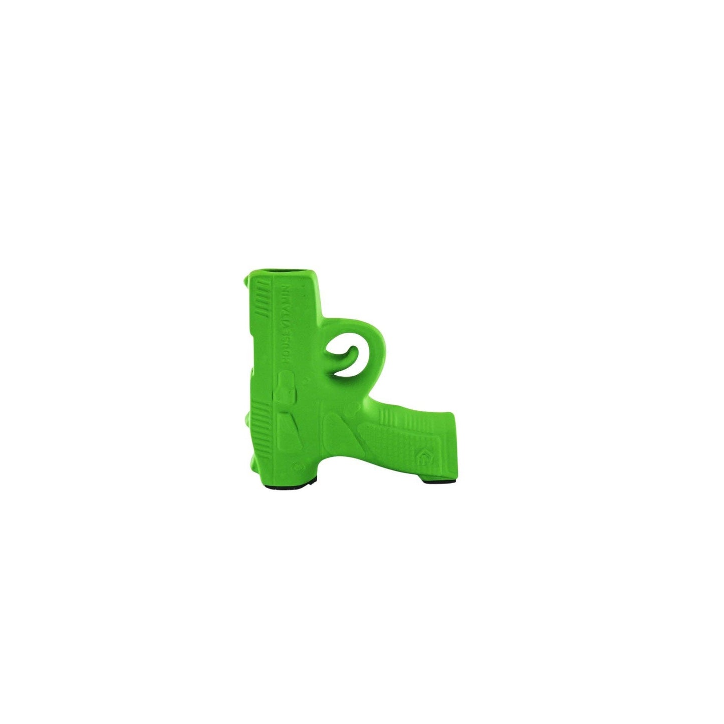 Vase - Pistol - Ceramic - Neon Green - 12x5x12cm
