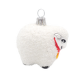 White Sheep Christmas Bauble
