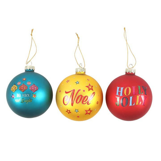Nostalgic Christmas Baubles 3-Pack