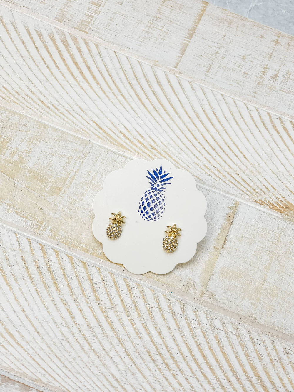 Boucles d'Oreilles Ananas