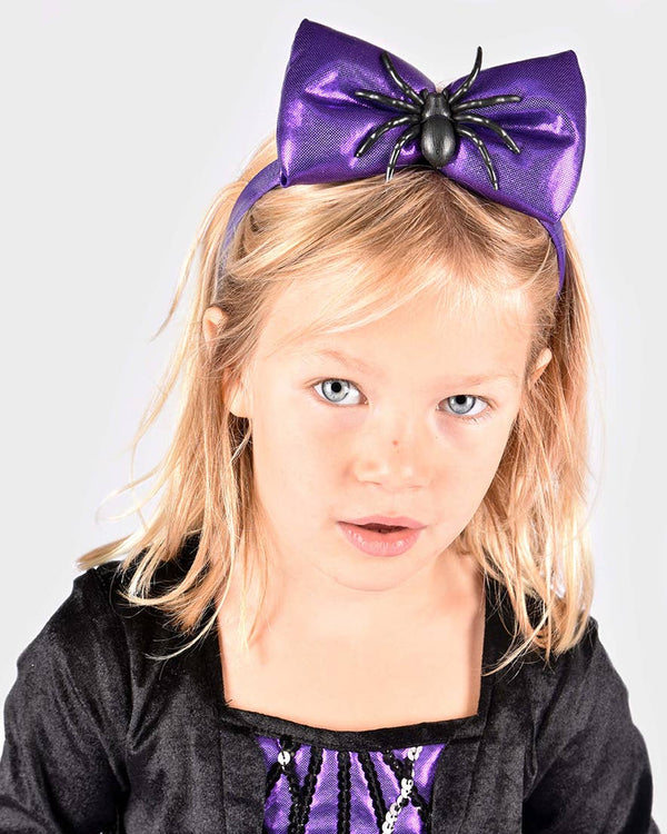 Spider Dress W with Headband 110-116 cm 4-6 years