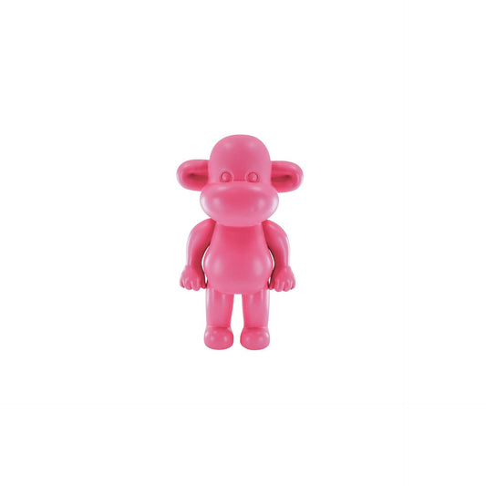 Ornament - Monkey Figurine 'The Legend' - Resin - Pink - 33x21x50cm