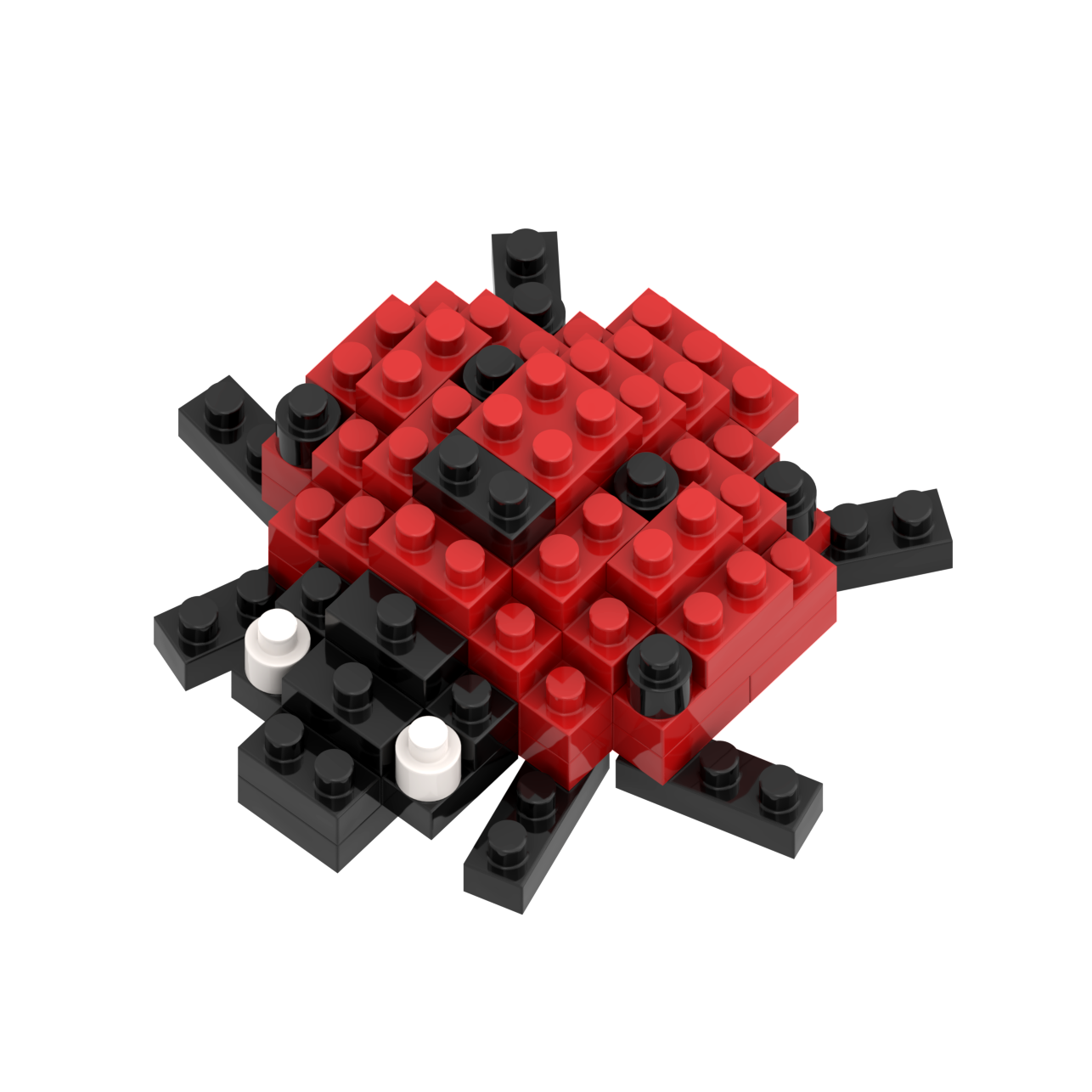 Brixies ladybug postcard